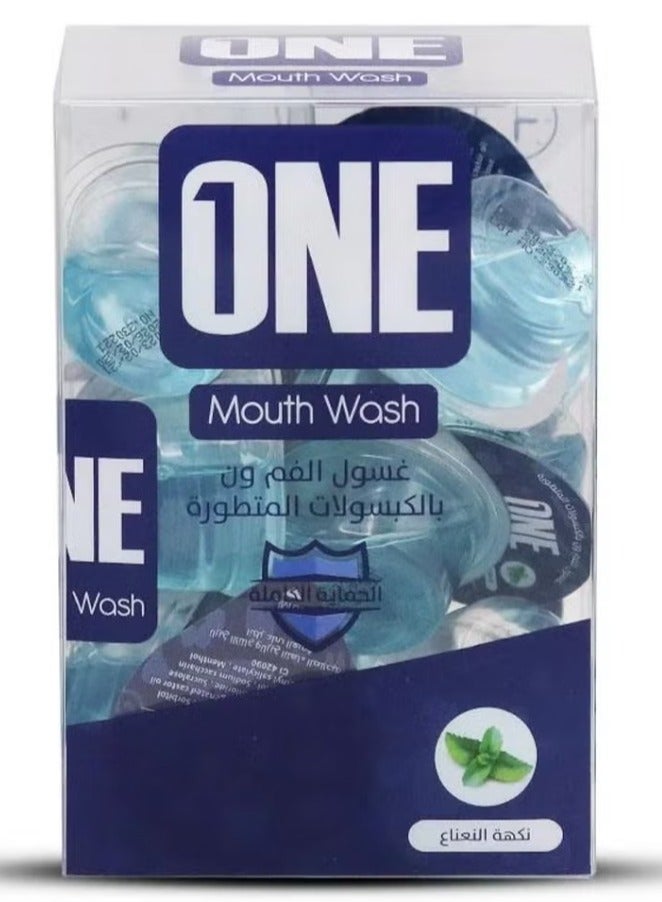 Mouth Wash Capsules Mint Flavor 20 x 15ml