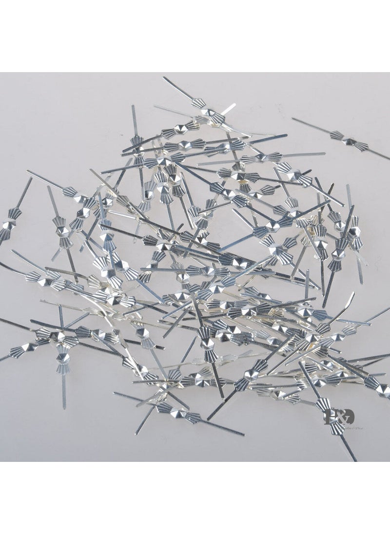 Island Chandelier Chandelier Connection Bracket Bow Tie Silver Color 20 PCS(33MMX3,5MM)