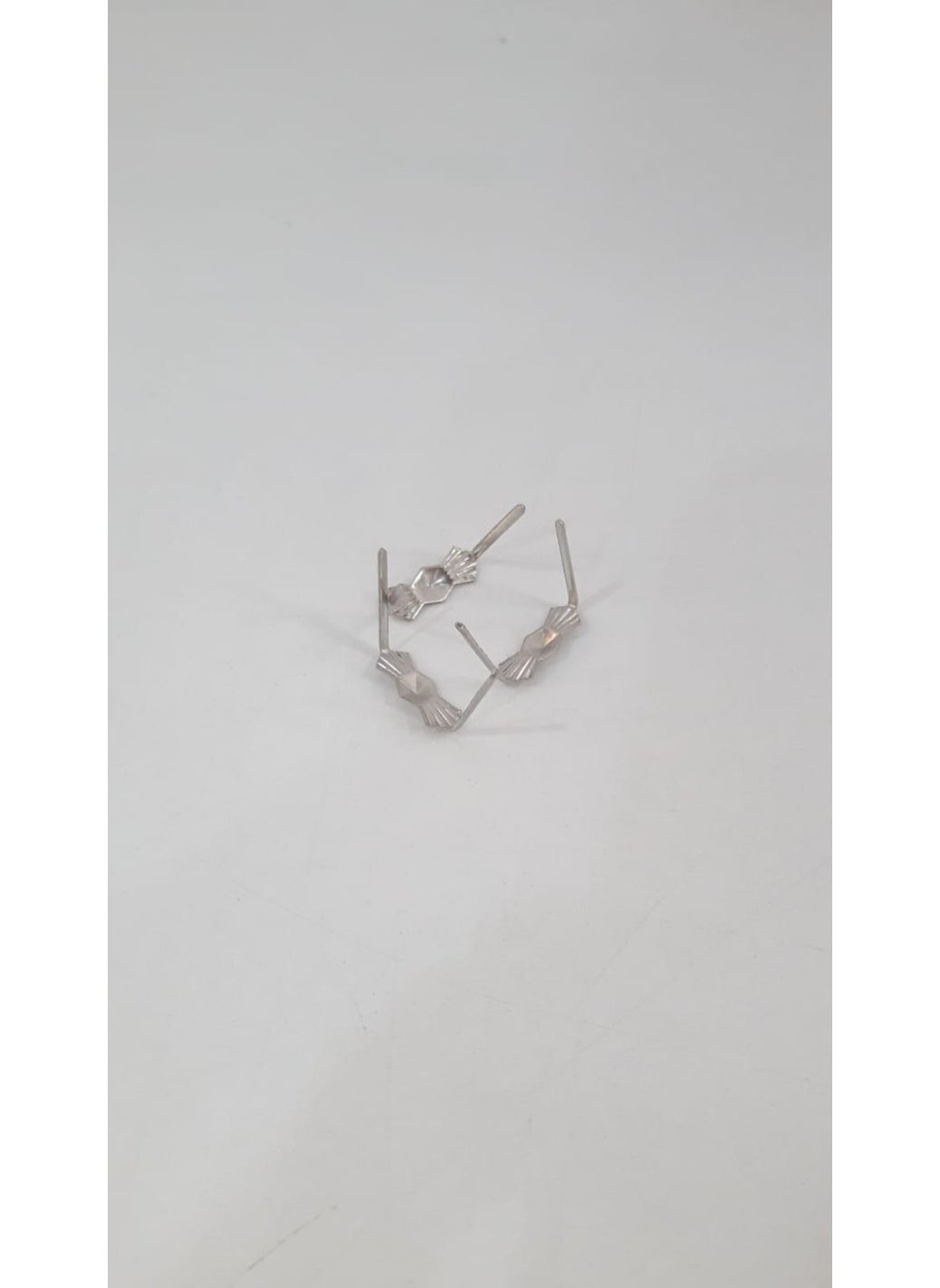 Island Chandelier Chandelier Connection Bracket Bow Tie Silver Color 20 PCS(33MMX3,5MM)