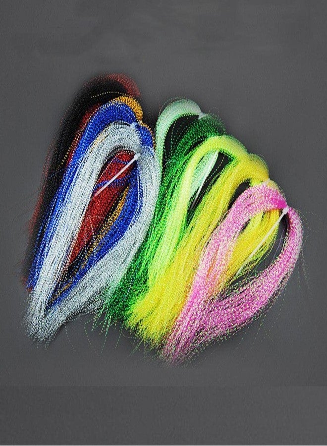IVELECT 35cm Crystal Flash Fly Tying Materials Fishing Lure Tying Making Colorful - Image 1