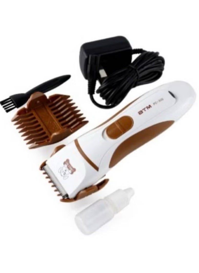 BTM White Rechargeable Pet Hair Shaver  - Image 3