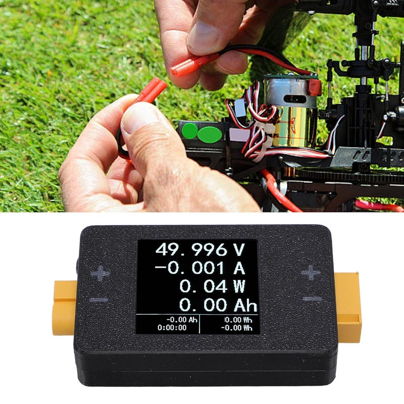 RC Power Meter Analyzer 8 150V Battery Tester with 1 5 Inch LCD Display for Solar Energy - Image 5