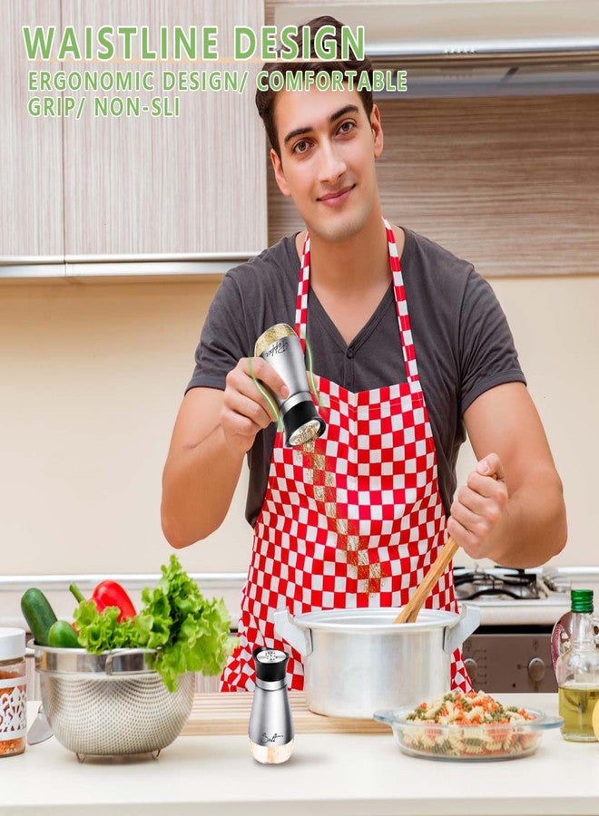 ويسروغي طقم هزازات ملح وفلفل من WSSROGY، عبوة من قطعتين، مع غطاء وفتحات للصب، مناسب للطبخ في المطبخ، والتخييم، والشواء. - Image 5