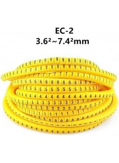 Ec-2 10 Different Number Cable Numbers Between "0-9" - 250 Pieces