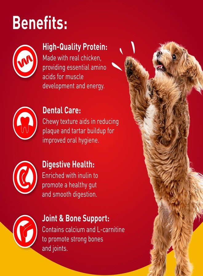 Drools Puppy & Adult Dog Treats Sticks, 100g | Real Chicken Flavour |Rich in Protein | No Artificial Preservatives | Best for Training & Bonding | Formulated in USA | Premium Treats - Image 4