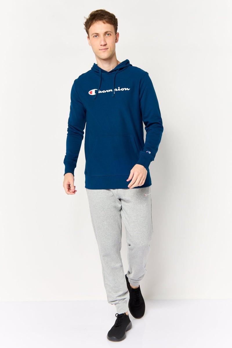Champion Men Sportswear Fit Long Sleeve Outdoor Hoodie, Navy - Image 2