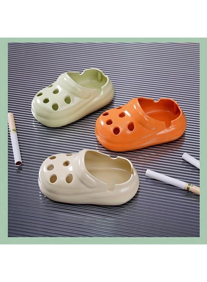 Green Perforated Plastic Ashtray Stylish High Quality Home Decor - Image 3