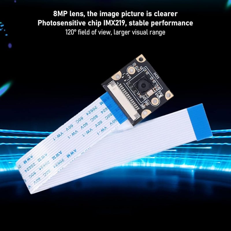 IMX219 Sensor 8MP Camera Module 120 Degree Wide Angle Lens HD Video Recording - Image 2