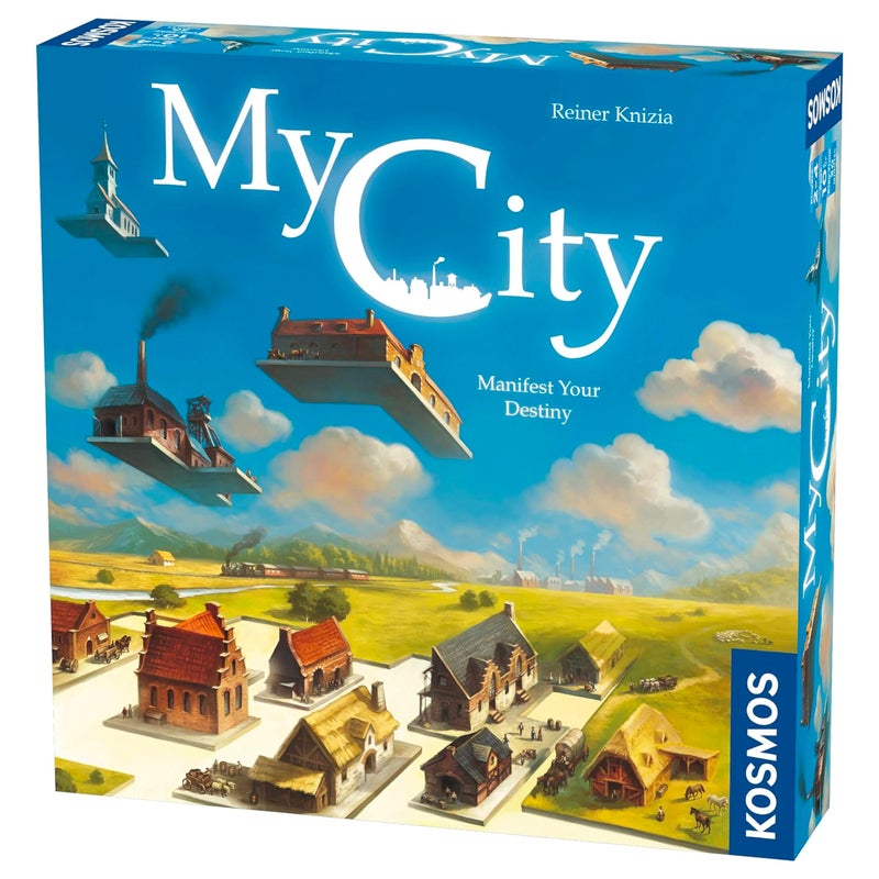 Thames & Kosmos My City | Family â€“ Friendly | Legacy Board Game | Kosmos Games | 2 to 4 Players | Ages 10 and Up | Award Winning Designer Reiner Knizia , Blue - Image 1