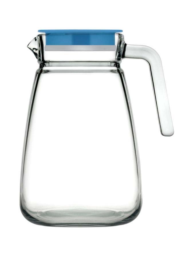 Modern Design Carre Jug Clear/Blue 1800ml