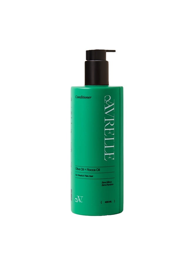 AVRELLE OLIVE OIL + ROCCA OIL MOISTURIZING CONDITIONER FOR WEAK AND THIN HAIR