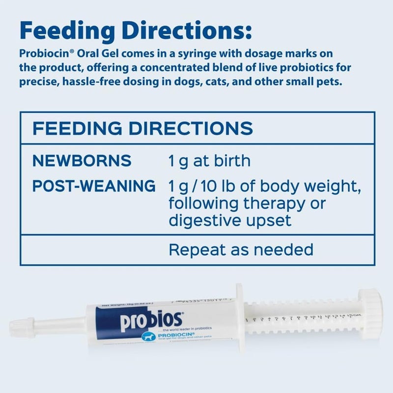 Probios Probiotic Oral Gel for Dogs and Other Pets - 23g - Image 4