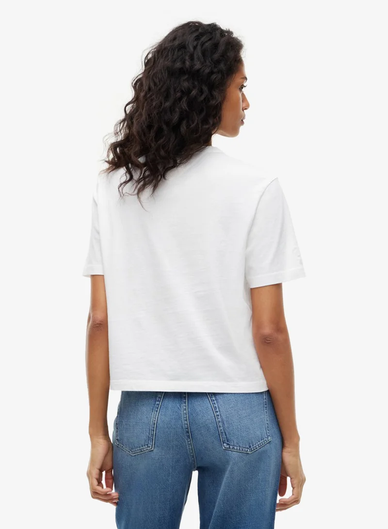 Tommy Jeans Flag Badge Boxy Jersey T-Shirt