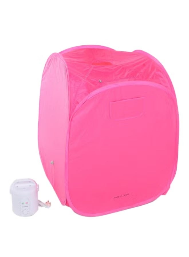 Portable pink steam sauna
