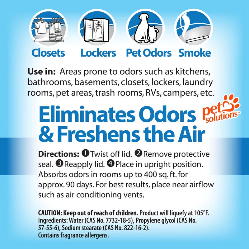 OdoBan Solid Odor Absorber Eliminator for Home and Small Spaces, Fresh Linen Scent, 14 Ounces Each, 6-Pack - Image 5