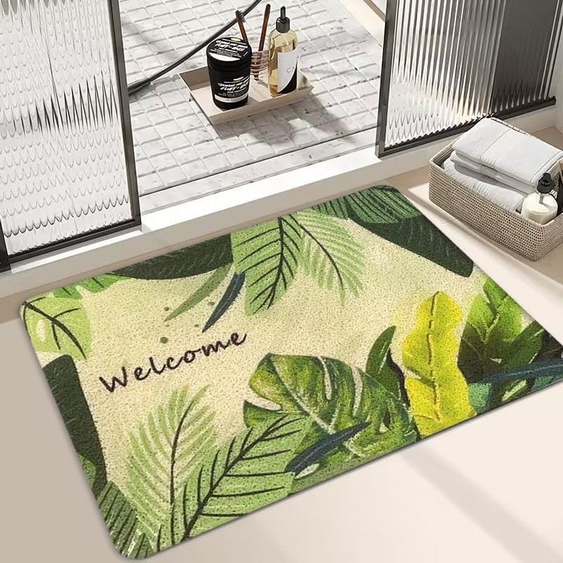 Swami Enterprise AntiSkid Rectangular PVC Door MatFloor Mat for Patio Lawn Garden Outdoor Doormats Doormat for Bathroom Floor Mat for Home Entrance 58 38 cm