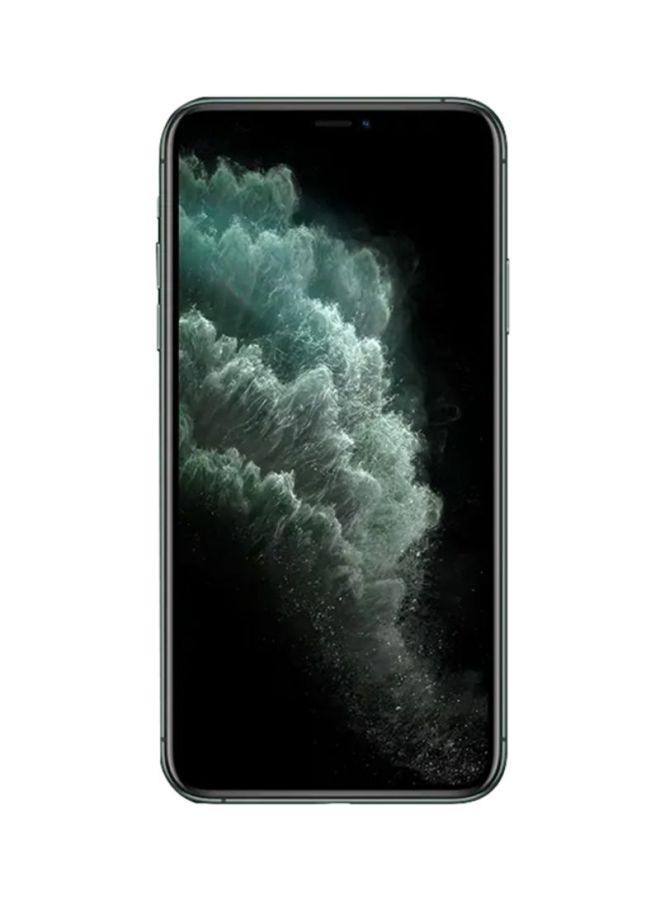 ابل  هاتف iPhone 11 Pro Max مع تطبيق FaceTime باللون الأخضر منتصف الليل وذاكرة سعة 256 جيجابايت ويدعم تقنية 4G LTE - إصدار عالمي - Image 2