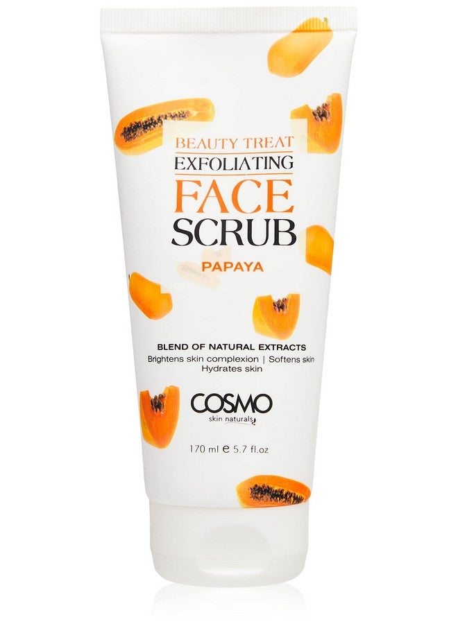 COSMO كوزمو بيوتي تريت مقشر الوجه من البابايا 170 مل | مستخلص طبيعي 100% | ينعّم ويرطب البشرة | يقلل من اسمرار الشمس | مقشر للنساء والرجال | العناية بالبشرة - Image 1
