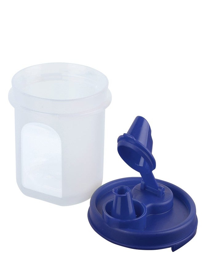 Cutting EDGE Air-Tight & Leak Proof Plastic Oil Pourer - for Vinegar, Sauces, Olive & Refined Oils, Easy Flow, BPA Free, Refrigerator Safe (Dark Blue) (2, 250ML) - Image 5
