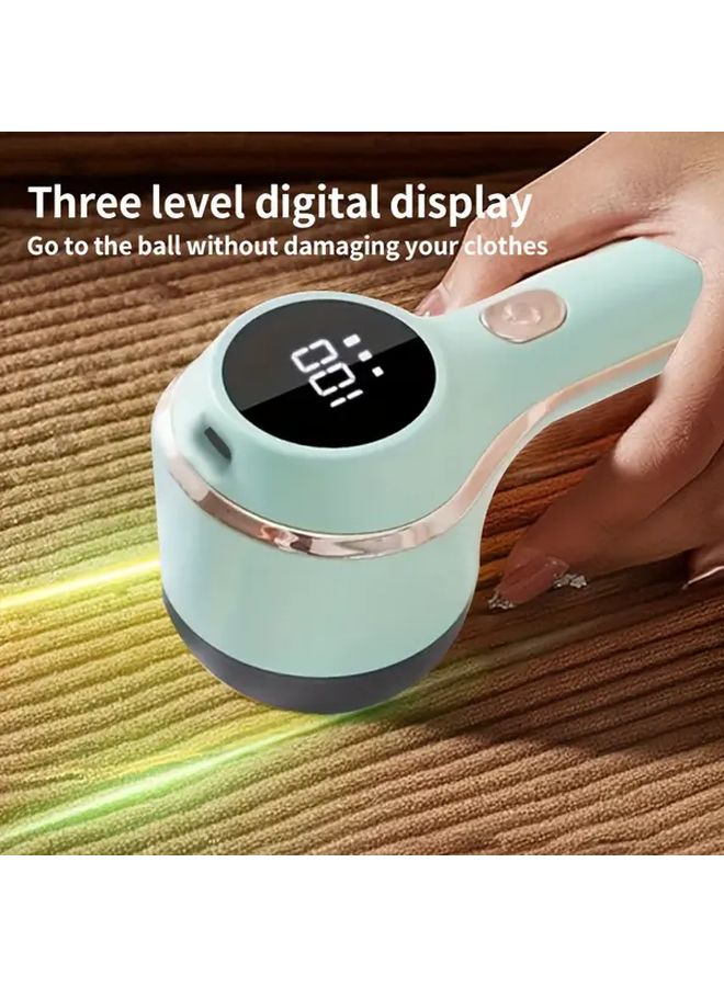 White Fabric Shaver For Sweaters Lint Remover Rechargeable USB Automatic - Image 4