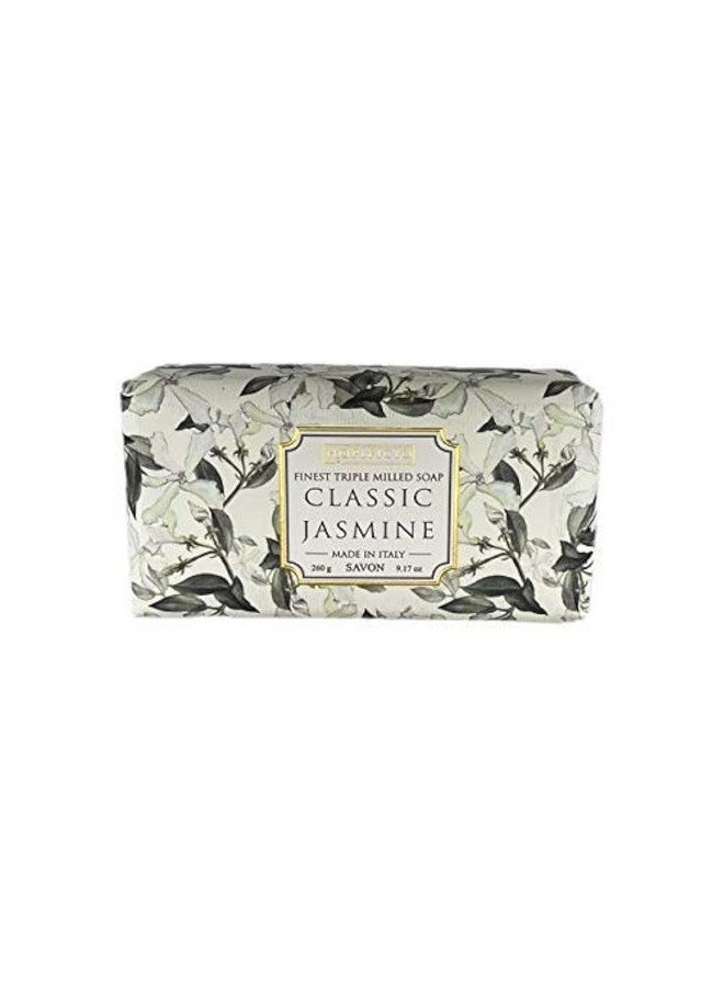 Hopificio Classic Jasmine Finest Milled Allnatural Bar Soap Moisturizing & Brightening. Suitable For Hand Face & Body 9.17 Oz - Image 1