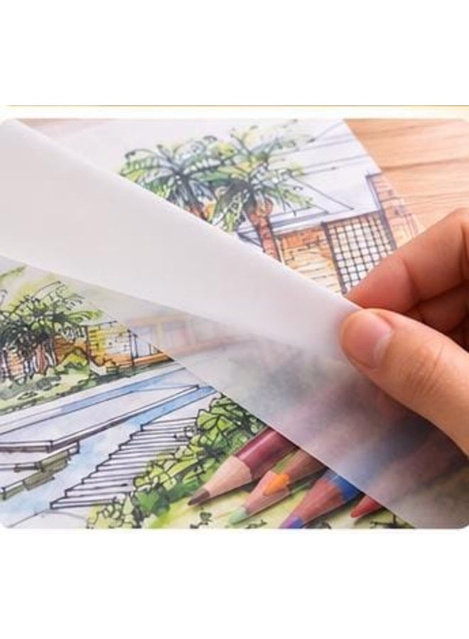 بلوك ورق شفاف للرسم والتتبع A3 – 50 ورقة – 70 GSM – مقاس 42 × 29 سم - Image 5