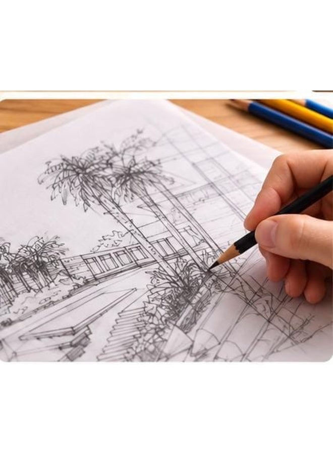 بلوك ورق شفاف للرسم والتتبع A3 – 50 ورقة – 70 GSM – مقاس 42 × 29 سم - Image 3