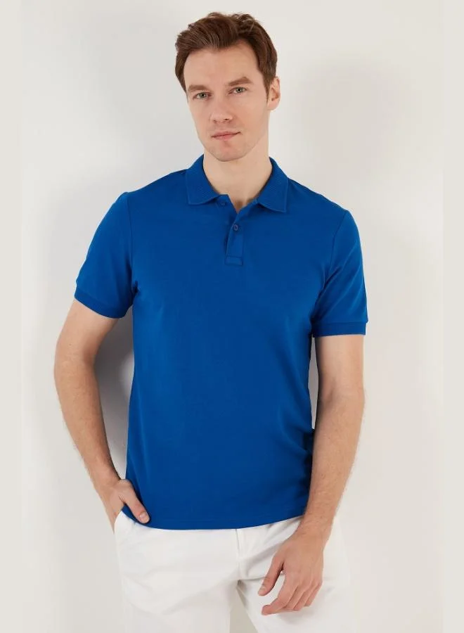 Buratti  Buratti Cotton Regular Fit Button-Down Polo Collar T-Shirt Men's POLO COLLAR T-SHIRT 5902739 for Men | Best Price UAE