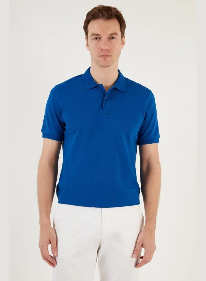 Buratti  Buratti Cotton Regular Fit Button-Down Polo Collar T-Shirt Men's POLO COLLAR T-SHIRT 5902739 for Men | Best Price UAE