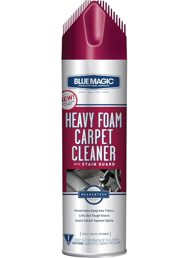 Blue Magic 912 Heavy Foam Carpet Cleaner with Stain Guard - 22 oz.