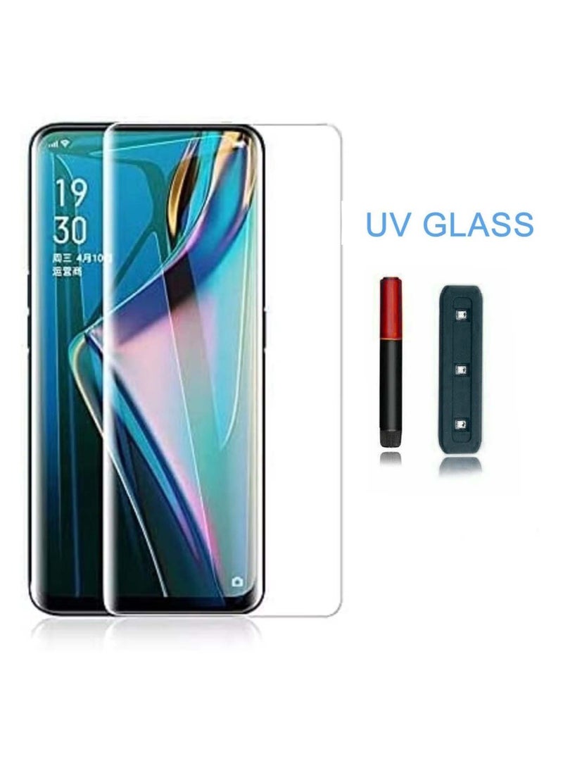 UV Light Curved Glass Screen Protector Full Glue for Honor 50 5G / Huawei Nova 9 Nano Optics - Clear