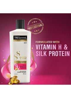 Tresemme Smooth & Shine Conditioner 190 Ml, With Biotin & Silk Proteins For Silky Smooth Hair - Deeply Moisturises Dry & Frizzy Hair, For Men & Women  - Image 5