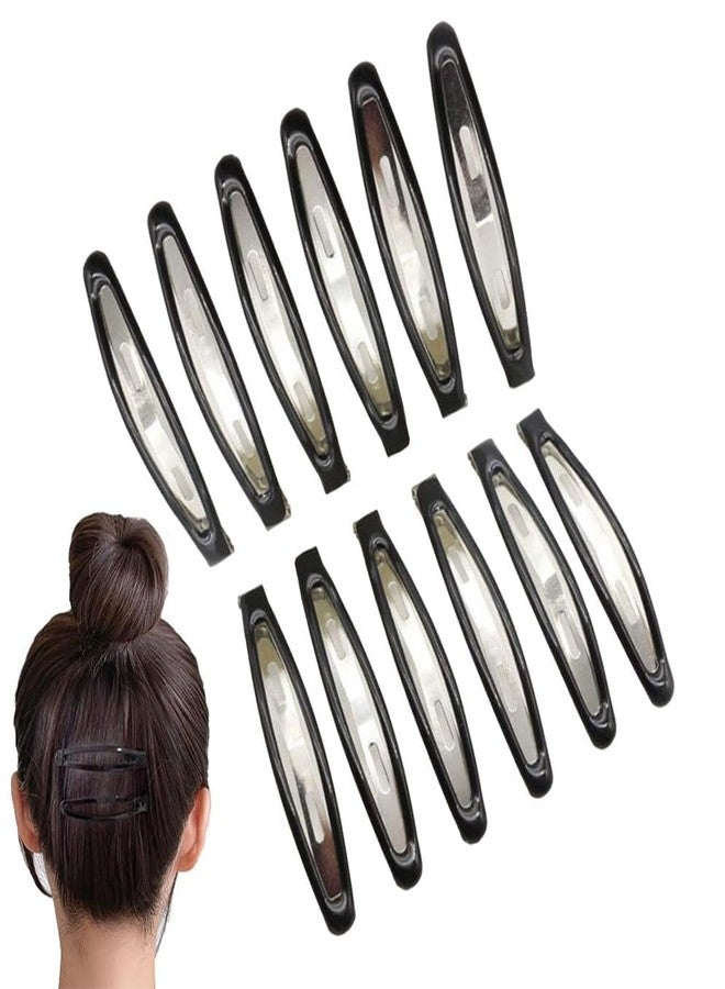 MYYNTI Hair Clips, 12 Pcs Metal Hair Barrettes for Women, Long No-slip Barrettes for Girls Thick and Thin Fine Hair, Small Hair Clips for Women Makeup Styling - Image 1