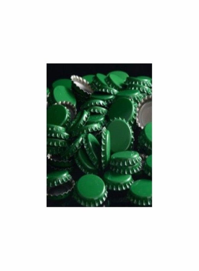 FastRack 144 Oxygen Absorbing Beer Bottle Caps 26mm Pry-Off Green Standard Homebrew Bottle Tops for Glass Bottles PVC-Free Crown Caps for Beer Bottling - Image 3
