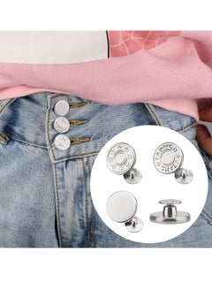 Generic Removable Metal No-Sew Replacement Jeans Buttons for Jeans, Denim, and Bags Various Styles  - Image 2