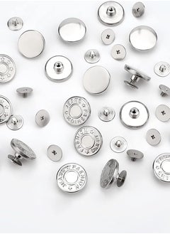 Generic Removable Metal No-Sew Replacement Jeans Buttons for Jeans, Denim, and Bags Various Styles  - Image 5