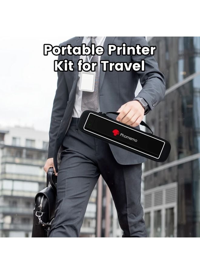 Phomemo M08F Portable Thermal Printer Case Dark Gray Travel Bag Lightweight Box Only - Image 4