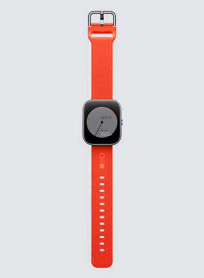 ELTRAZONE Watch Pro Smartwatch, AMOLED Display, Bluetooth Calling, Multi-Sport Tracking, Heart Rate & SpO₂ Monitor, IP68 Water Resistant, Long Battery Life – Orange Strap + Metallic Grey - Image 5