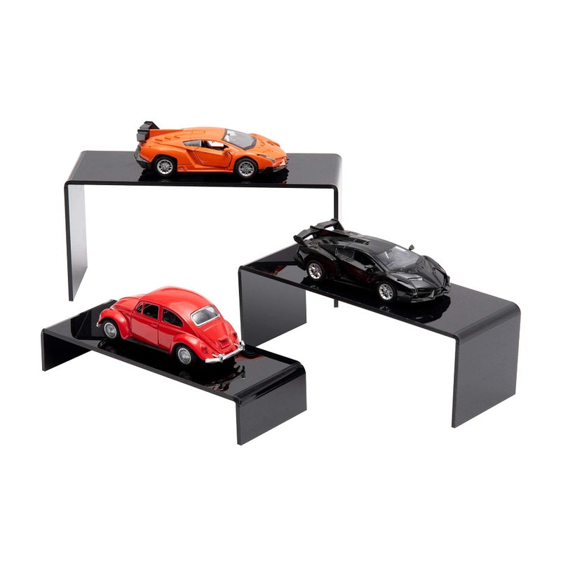 أي هوم كوكر AMIAZI™منصات عرض أكريليكية سوداء للعروض الخاصة بالمثلجات ومنصات عرض الكعك والأحذية ومنظمات عرض المستحضرات التجميلية. - Image 5