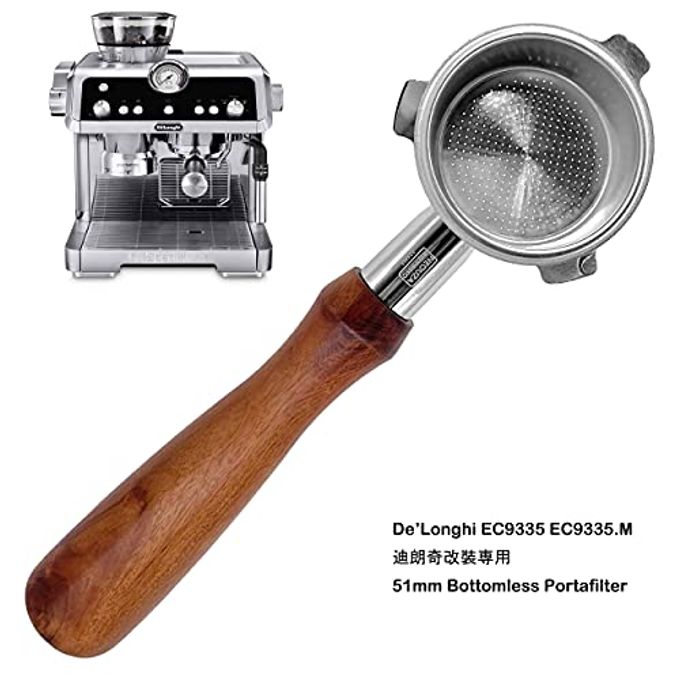 NEOUZA 51mm Bottomless Portafilter Compatible with De'Longhi La Specialista Coffee Espresso Machine EC9155 9335 9355 9665 - Image 2