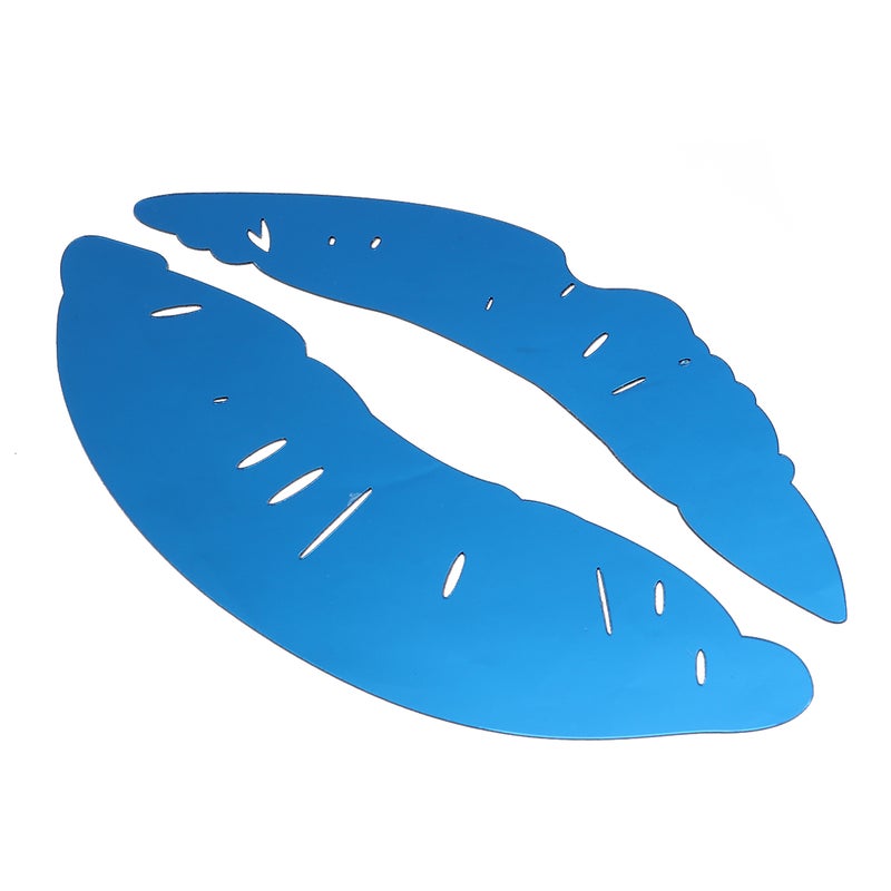 3Pcs Lip Shaped Wall Stickers Mirror Effect DIY Wall Decals Decorative Patch for Home Hotel (Random Color) - Image 3