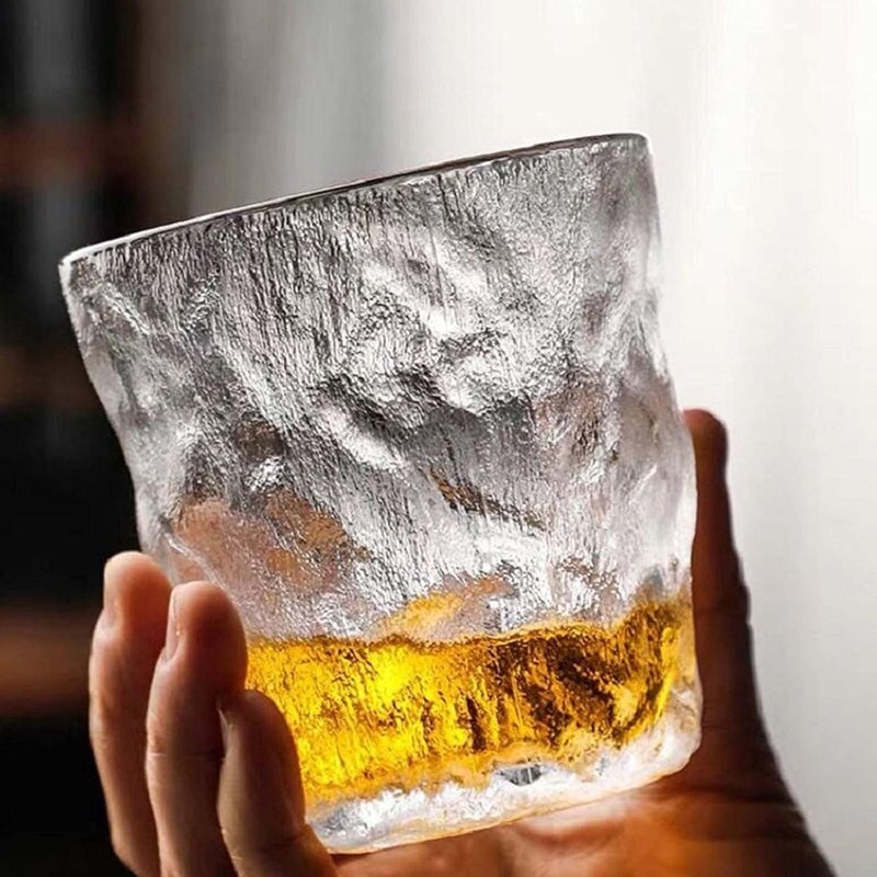 KASTWAVE Crystal Drinking Glasses 4pc Set - 10oz Drinking Glassware Can Shaped Clear Glass Cups, Water Glasses Cup, Drinking Glasses Tumblers For Water, Juice for Any Drink and Any Occasion - Image 4