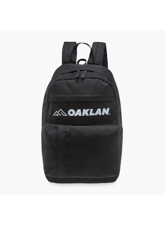 Oaklan by Shoexpress Boys Logo Print School Backpack with Pencil Pouch - 12x32x45 cm