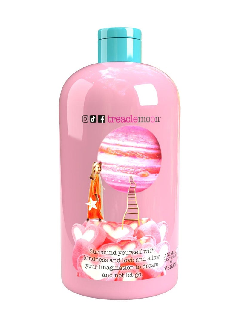 Treaclemoon Mallow Hearts Shower and Bath Gel, 500ml | Sweet Marshmallow Aroma | Nourishing Formula | Natural Extract | Suitable for Sensitive Skin | Dermatologically Tested | Vegan and Cruelty-Free - Image 2