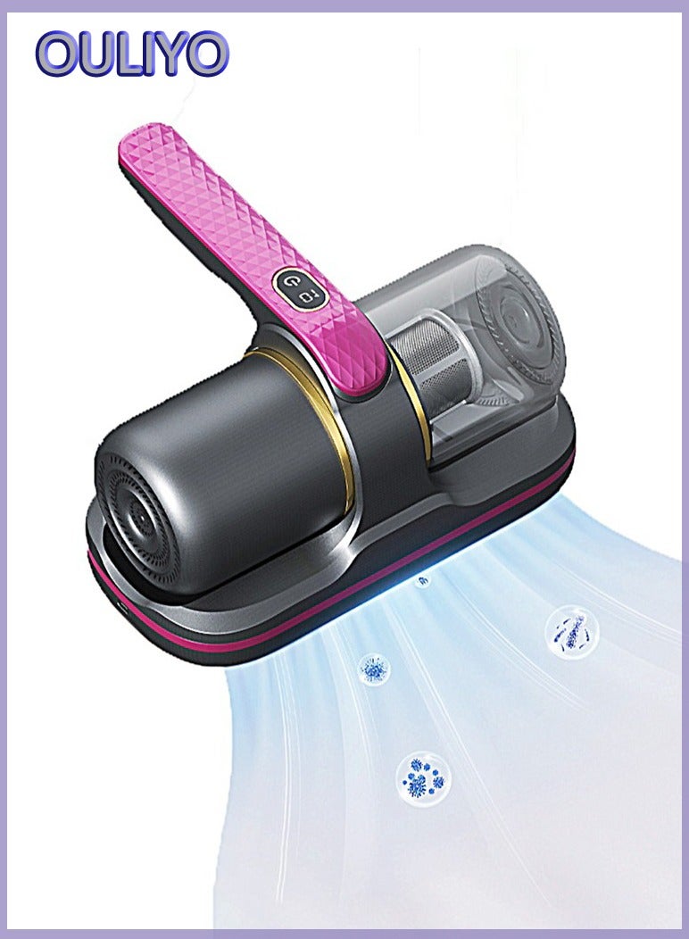 اوليو إزالة العث لاسلكيًا مع جهاز عرض رقمي، مكنسة كهربائية منزلية محمولة باليد لإزالة العث، أدوات إزالة الغبار، معقم كهربائي بالأشعة فوق البنفسجية - Image 1