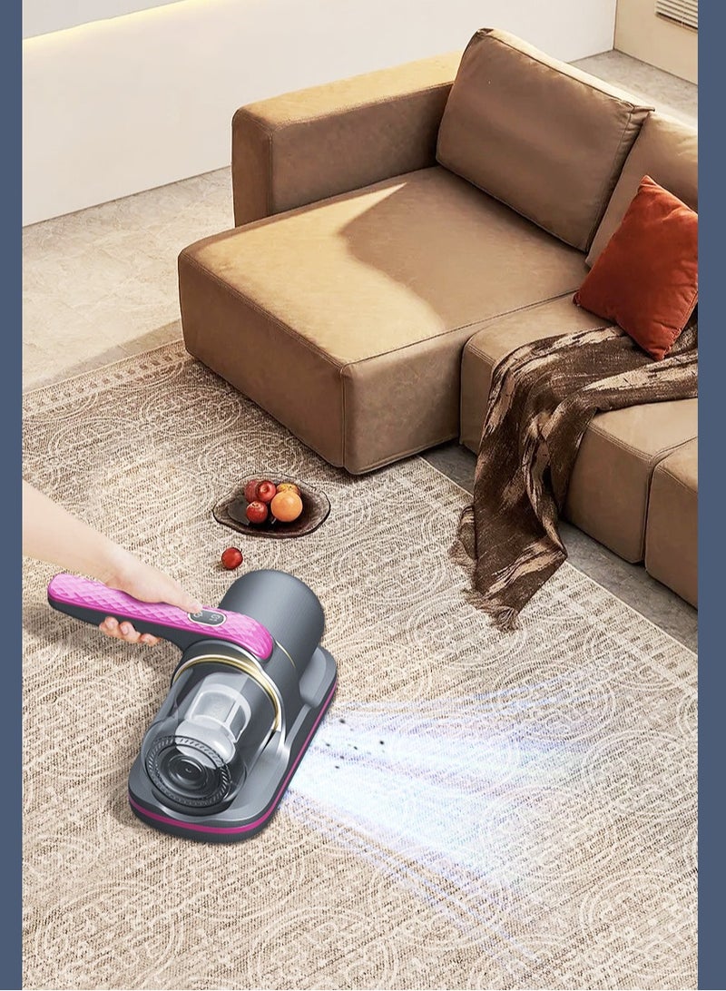 اوليو إزالة العث لاسلكيًا مع جهاز عرض رقمي، مكنسة كهربائية منزلية محمولة باليد لإزالة العث، أدوات إزالة الغبار، معقم كهربائي بالأشعة فوق البنفسجية - Image 2