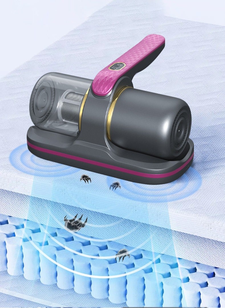 اوليو إزالة العث لاسلكيًا مع جهاز عرض رقمي، مكنسة كهربائية منزلية محمولة باليد لإزالة العث، أدوات إزالة الغبار، معقم كهربائي بالأشعة فوق البنفسجية - Image 3