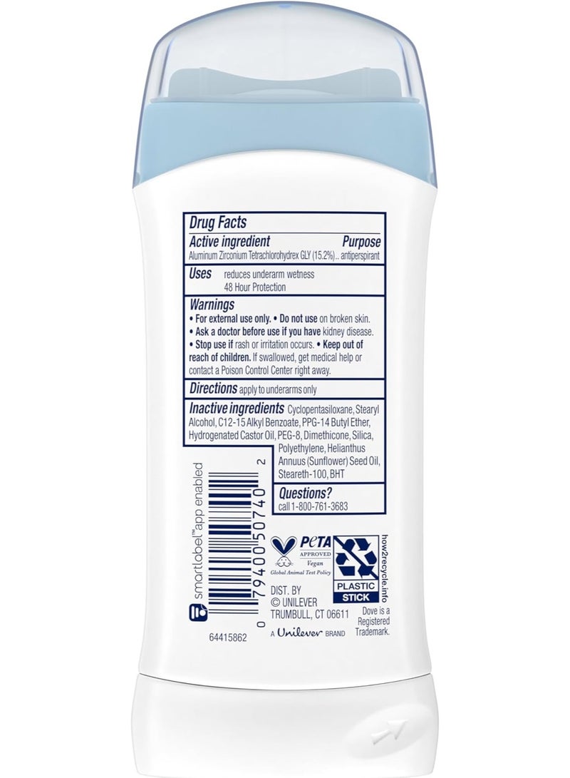 Dove Antiperspirant Deodorant - Sensitive Skin (74 g) - Image 2