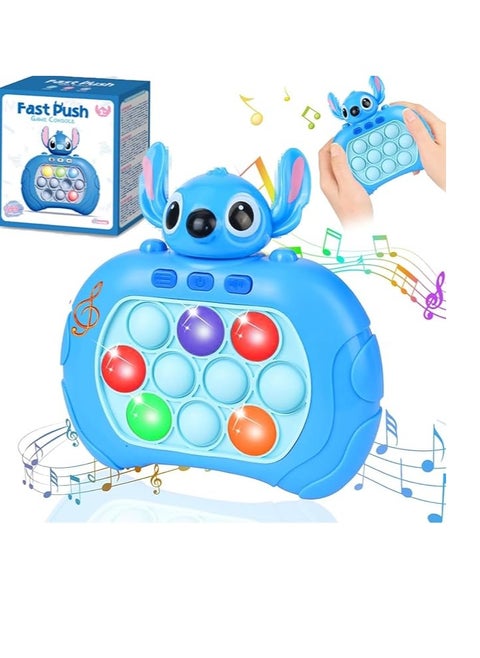 Meiruier Pop It Electronic Toy, Quick Push Bubbles Game Console,Speed Push Game Fidget Toys,Pop It Fidget Toy, Kids Toy Play Machine, Suitable For Stress Relief For Children And Adults (Set-1)