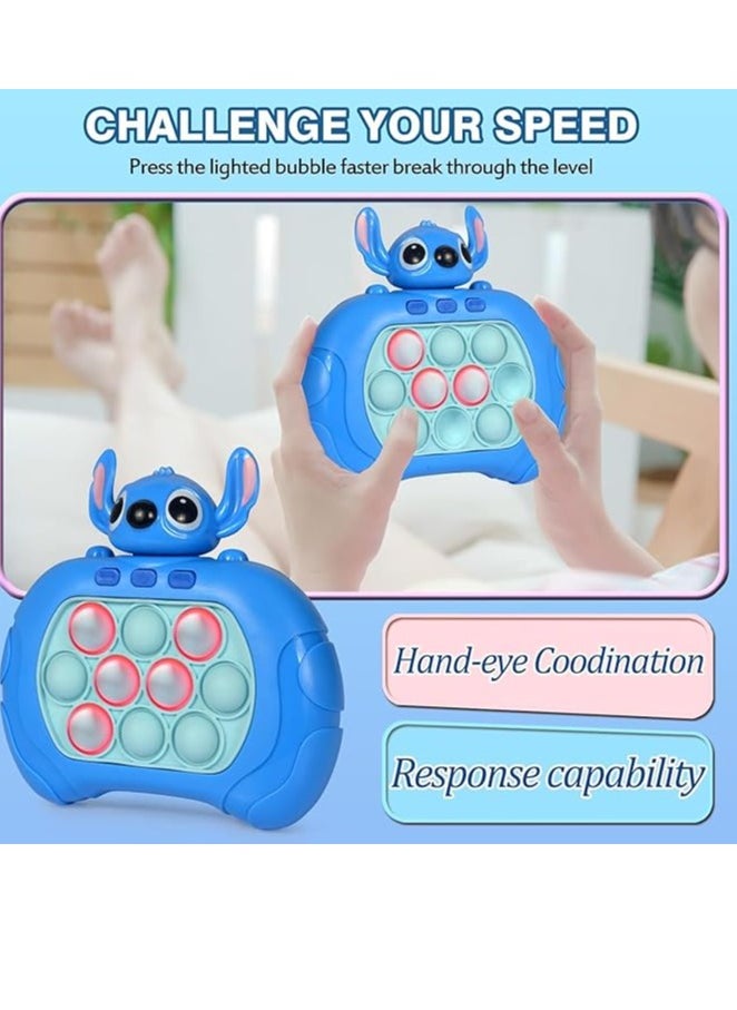 null - Meiruier Pop It Electronic Toy, Quick Push Bubbles Game Console,Speed Push Game Fidget Toys,Pop It Fidget Toy, Kids Toy Play Machine, Suitable For Stress Relief For Children And Adults (Set-1) - Image 1